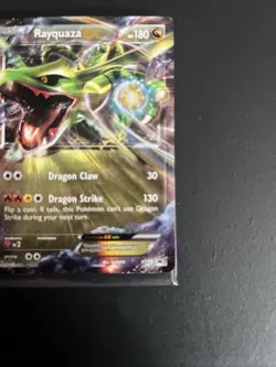 Pokemon TCG Rayquaza EX XY73 XY Black Star Promo 2015 Ultra Rare Card LP - Image 4