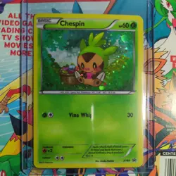POKEMON PROMO CARD - XY BLACKSTAR PROMO - CHESPIN XY88 (HOLO) - Image 1