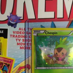 POKEMON PROMO CARD - XY BLACKSTAR PROMO - CHESPIN XY88 (HOLO) - Image 5