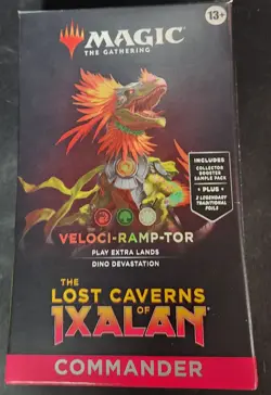 Veloci-Ramp-Tor Dinosaur Commander Deck, Lost Caverns of Ixalan, New Sealed MTG - Image 1