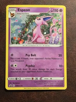 Espeon SWSH174 SWSH: Sword & Shield Promo Cards Holo - Image 1