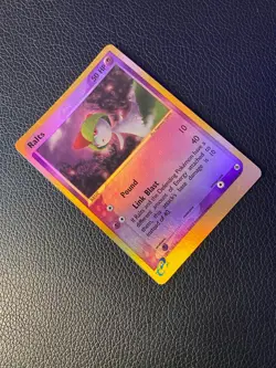 EX Ruby & Sapphire Ralts 68/109 Reverse Holo Pokemon Card - Image 3