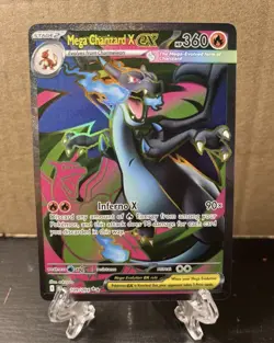 Mega Charizard X ex 109/94 Ultra Rare Phantasmal Flames Pokemon Card - Image 1