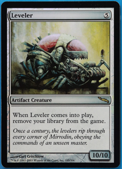 Leveler FOIL Mirrodin MINT Artifact Rare MAGIC MTG CARD (ID# 503605) ABUGames - Image 1