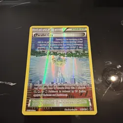 Parallel City Reverse Holo 145/162 NM XY - BREAKthrough Pokemon Card - Image 1