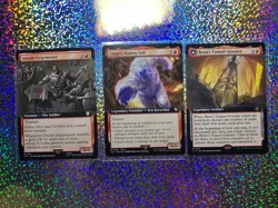 MTG Regular Extended Art: 0373 Brass's Tunnel-Grinder; 0116 Orcish Siegemaster - Image 1