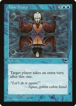 TIME WARP Tempest MTG Magic the Gathering NM - Image 1