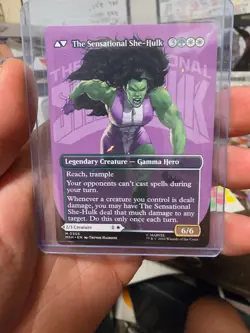 Jennifer Walters Borderless 0355 Marvel Super Heroes MTG Sensational She-Hulk - Image 2