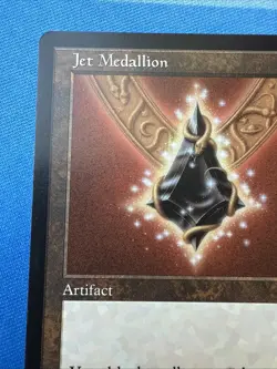 Jet Medallion - TMP - Magic The Gathering Vintage 1997 - Image 2