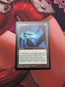 Magic The Gathering Cursed Scroll Tempest NM - Image 1