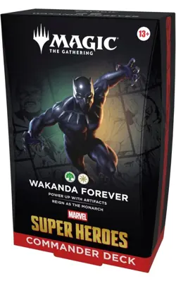 MTG Marvel Super Heroes Wakanda Forever Commander Deck Magic the Gathering - Image 1