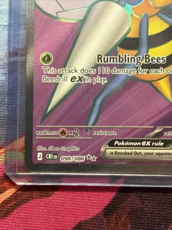 Pokemon TCG - Beedrill Ex 098/086 - Ultra Rare - Chaos Rising - Image 5