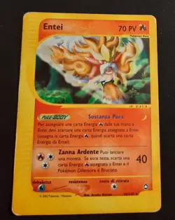 Pokemon Entei 10/147 - Aquapolis - HP Condition - Image 1