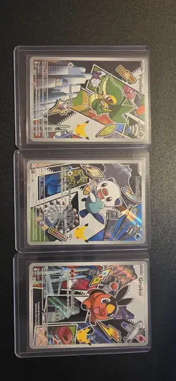 Lot 3 Cartes Pokemon 049,050,051 -Starter Premier Partenaire-serie 2 - Image 1