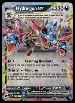 Hydreigon ex 119/191 Double Rare Surging Sparks Pokemon Holo Near Mint - Image 1