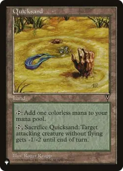 Quicksand - Light Play MTG The List - Image 1