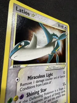 2005 Latios Gold Star Holo Rare 106/107 English Ex Dexoys Pokemon LP/NM - Image 3