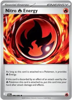 Nitro R Energy 086/086 Holo Rare Chaos Rising Pokemon Holo Near Mint - Image 1