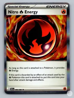 Nitro R Energy 086/086 Holo Rare Chaos Rising Pokemon Holo Near Mint - Image 2