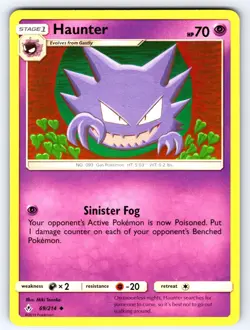 Haunter 69/214 Uncommon Unbroken Bonds Pokemon Lightly Played - Image 1