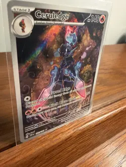 POKEMON TCG Ceruledge Sv08 Surging Sparks #197/191 IR Full Art Holo EN 2024 - Image 2