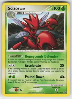 Scizor 25 100 R Stormfront Pokemon Lightly Played - Image 1