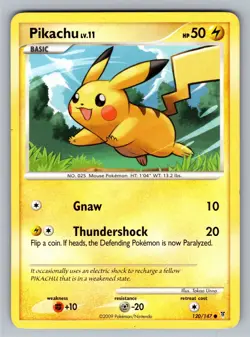 Pokemon TCG Pikachu 120/147 Supreme Victors Regular MP - Image 1