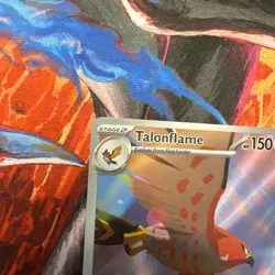 Talonflame 091/088 Holo Illustration Rare Perfect Order Pokemon NM w/ ETB Sleeve - Image 3