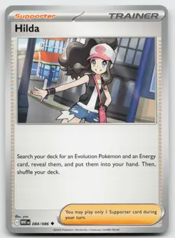 Hilda 084/086 Uncommon White Flare Pokemon Near Mint - Image 1