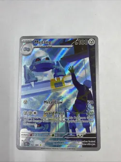 Pokemon ME04: Chaos Rising Metang Illustration Rare Holo #094/086 - MINT - Image 1