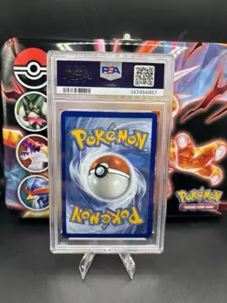 2025 Pokemon Destined Rivals Team Rocket's Moltres ex #229 PSA 10 Stamped UPC - Image 2