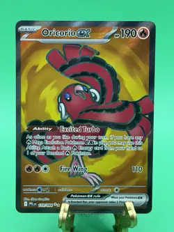 Pokemon Oricorio ex 110/094 Ultra Rare Phantasmal Flames Holo NM - Image 1