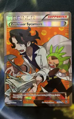 Pokemon TCG Professor Sycamore 114/114 Steam Siege Full Art Holo Eng - Image 1