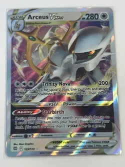 Arceus VSTAR 123/172 Brilliant Stars Ultra Rare Holo Pokemon TCG NM - Image 1