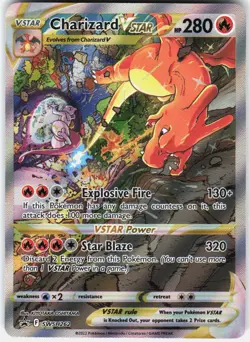 Pokemon Charizard VSTAR SWSH262 Holo Promo Sword & Shield Promo Pokemon Holo NM - Image 1