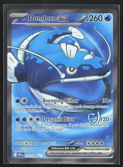 Dondozo ex 211/182 Ultra Rare Destined Rivals Pokemon Holo 2-3-36 - Image 1