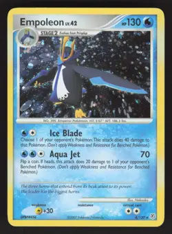 Empoleon 4/130 Pokemon TCG Diamond and Pearl LP - Image 1