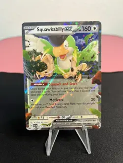 Squawkabilly ex 075/091 Pokemon SV: Paldean Fates Double Rare Holo - NM - Image 1
