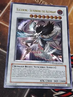 Yugioh! Blackwing - Silverwind the Ascendant - SOVR-EN041 - Ultimate Rare MP - Image 1