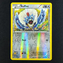 Rufflet 129/162 Holo - Breakthrough - Pokemon Card - Image 1