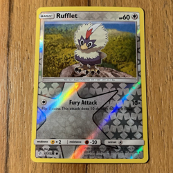 Rufflet 177/236 Cosmic Eclipse Reverse Holo Pokemon Card NM - Image 1