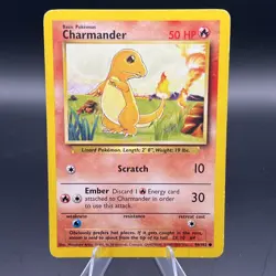 CHARMANDER - 46/102 - Base Set - 4th Print - 1999-2000 - Pokemon Card - MP - Image 1