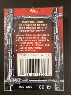 Jim Lee's C 23 TCG Buzzsaw 40 Card Starter Deck Wizards Of The Coast NEW - Image 2
