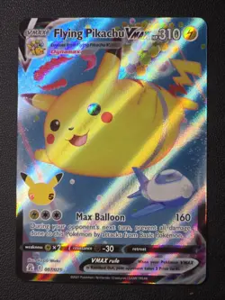 Pokemon Celebrations Flying Pikachu VMAX Holo Full Art Ultra Rare Card 007/025 - Image 1