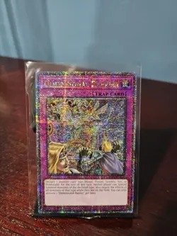 Yugioh! Dimensional Barrier RA01-EN072 Quarter Century Secret Rare - 1st ED NM/M - Image 3