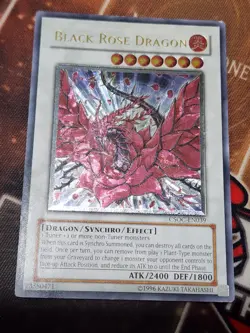 Yugioh Black Rose Dragon CSOC-EN039 Ultimate Rare MP - Image 1