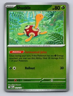 Shuckle 011/132 Uncommon Mega Evolution Pokemon Reverse Holo NM - Image 1