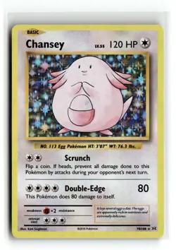 Chansey 70/108 Holo Rare XY - Evolutions Holofoil Pokemon NM - Image 1