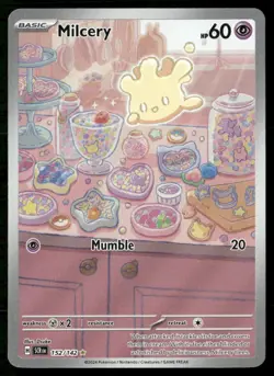 Milcery 152/142 Illustration Rare Stellar Crown Pokemon Near Mint - Image 1