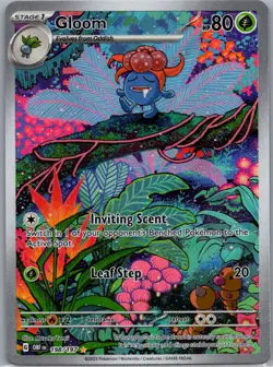 Gloom 198/197 Illustration Rare Obsidian Flames Pokemon Holo Near Mint - Image 1
